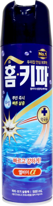 홈키파 수성 에어졸 살충제 무향, 6개