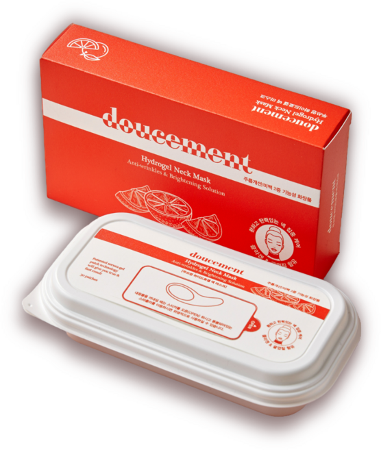 두쓰멍 하이드로겔 넥 젤리타입 마스크 30매 /목 주름 전용팩, 1개, 30개입