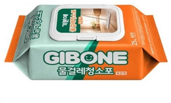기본에 물걸레 청소포 캡형 25매, 6개