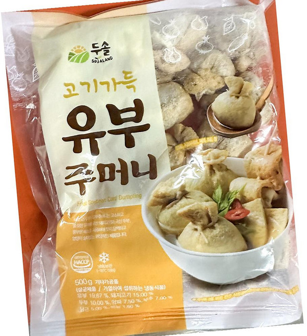 고기유부주머니 17입 500G X4 유부주머니우동, 4개