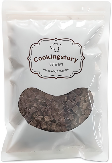 Cookingstory Callebaut嘉利寶 黑巧克力塊 巧克力豆, 400g, 1個