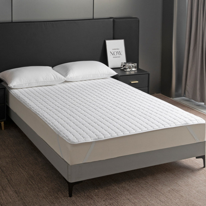 GURRMI 사계절 슬림 침대패드 고정밴드 형, 화이트