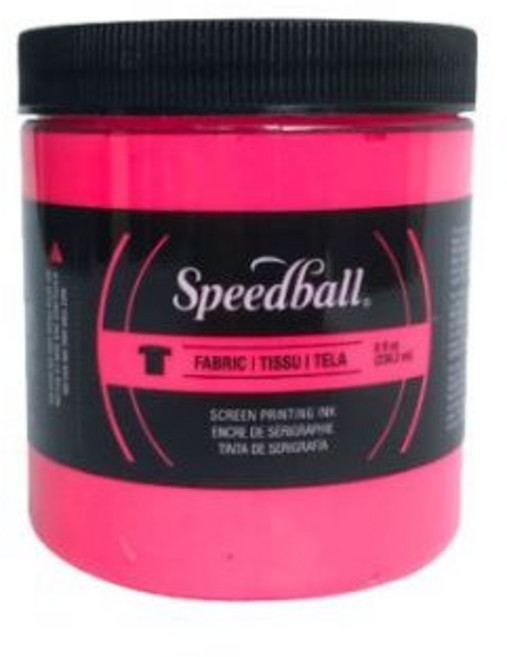 스피드볼 실크스크린 페브릭 형광 핫핑크 236.58 ml