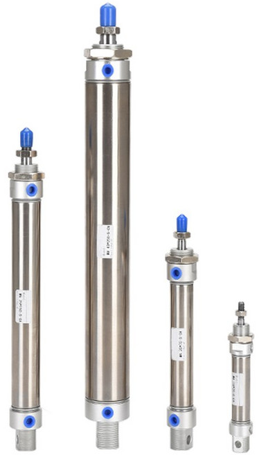 20 25 32 40 공압 실린더 50 100 125 150 200 300 400 500mm 스트로크 스테인레스 스틸 복동 미니 에어, 25mm Bo, 300mm Stroke, 1개