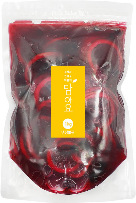 담아요 수제 베리청(정백당), 1개, 1kg
