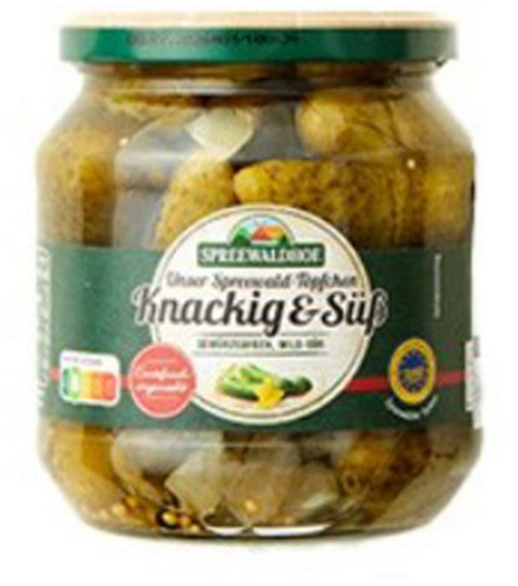 슈프레발트호프 아삭아삭한 스위트 오이피클, 슈프레발트호프스위트오이피클530g330443, 530g, 1개