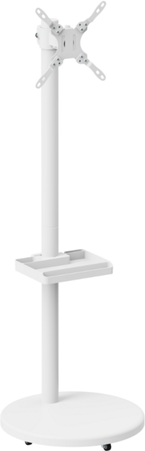 삼탠바이미 삼성 M5 M7 룸앤티비 거치대 이동식TV스탠드 삼텐 티비거치대 최대43인치, 화이트 (FS43W), 1개