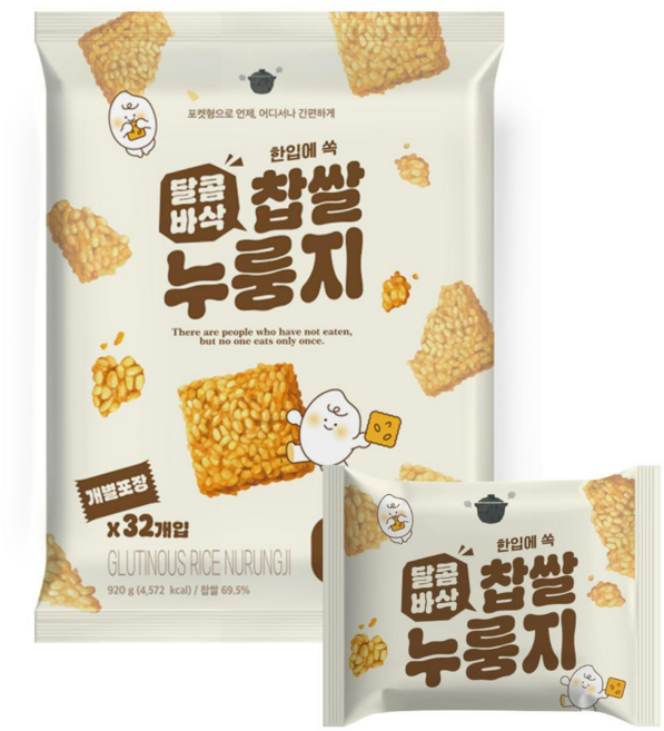 달콤바삭 찹쌀 누룽지, 920g, 1개