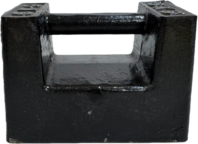 Dr.秤 方型鑄鐵砝碼 重量校正 配重 地磅 工廠適用, 1個, 5kg