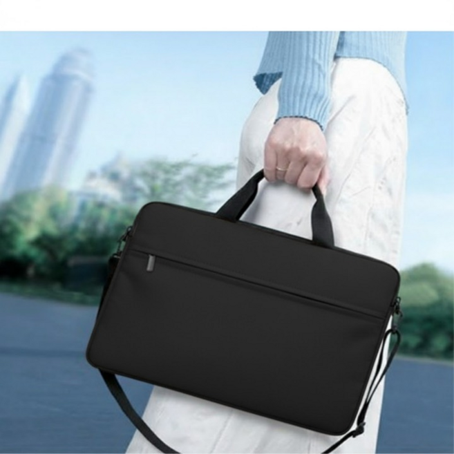 모란컴퍼니 대학생노트북가방 가성비 노트북파우치 노트북케이스 노트북가방 대학생가방, 블랙