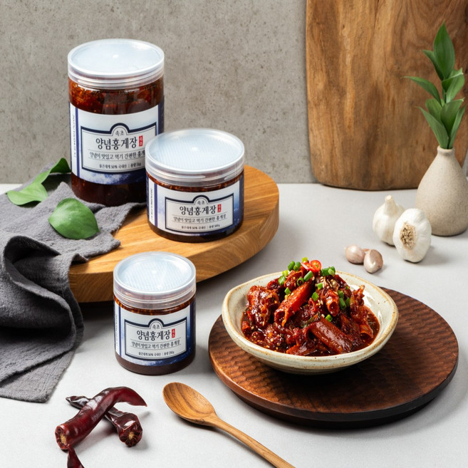 속초언니 양념게장 속초 제철 간편식 반찬 홍게 국내산 양념홍게장, 500g, 2개