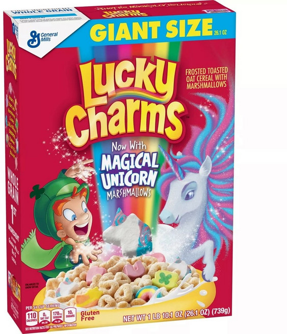 제네럴밀스 럭키 참스 마시멜로 시리얼 (용량옵션) Lucky Charms Original Cereal, 739g, 1개