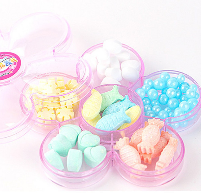 꽃잎캔디(12개한통) 물고기사탕 구슬사탕 왕갈비복숭아맛캔디 콜라볼 갈비모양캔디 미니멍 뼈모양사탕, 1개, 20g