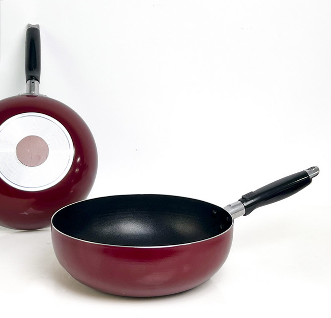바른부엌 국산 업소용 궁중팬 식당 튀김 볶음 코팅 웤, 1개, 32cm