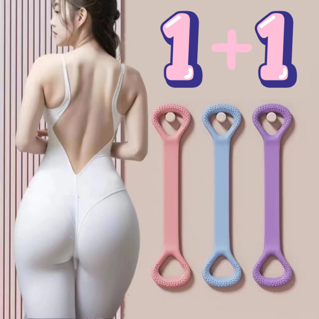 RADY 스트레칭 밴드 풀업 고무 요가 필라테스 튜빙 루프 운동 스포츠, 퍼플+핑크, 1개