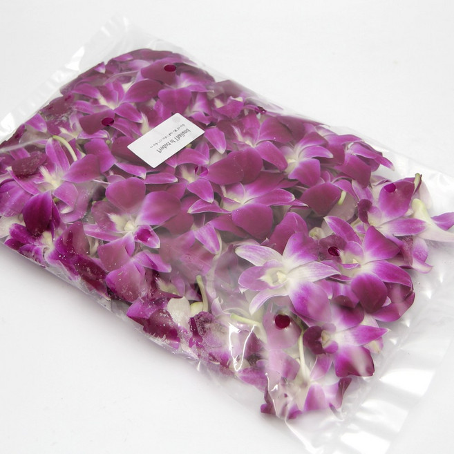 데코용 양란 50송이 식용꽃 가락시장 당일새벽경매 가니쉬 일본식자재