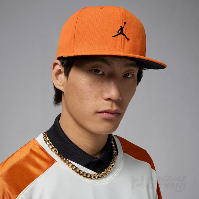 나이키 대두모자 조던 점프맨 프로 레터링 로고 스냅백 (805), L/XL (60호), 스타피쉬 + 블랙 (805)