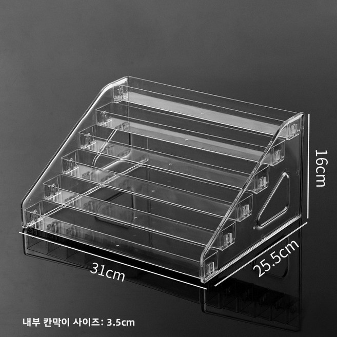 미니카진열장 토미카진열장 핫휠보관함 미니카보관함 1대64케이스 1대64진열장 아크릴케이스 투명쇼케이스 계단식진열대 미니카전시대 장난감자동차보관함 토미카케이스, 1개