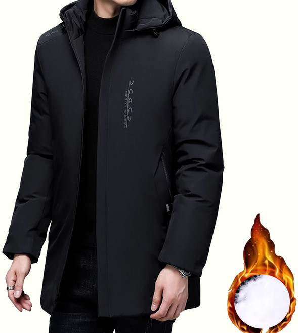 아로하스타일 남성 가벼운 따뜻한 후드 탈부착 패딩 점퍼 PD4026 캐주얼점퍼 남자패딩