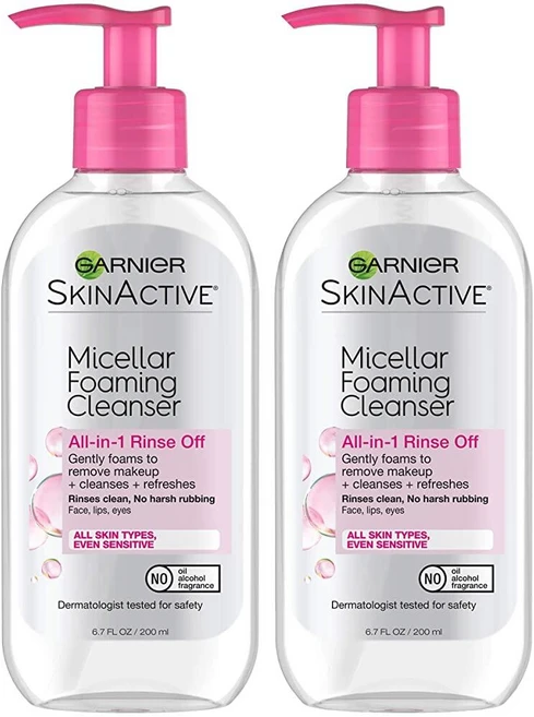 가르니에 스킨액티브 미셀라 포밍 클렌저 200ml 2팩 - 쿠팡