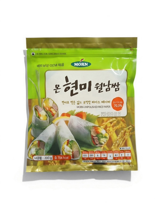 MORN 현미 월남쌈, 200g, 1개