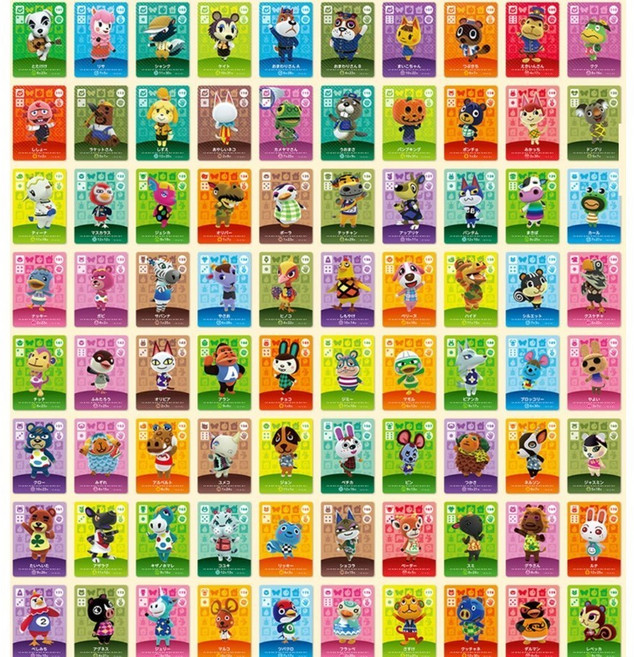 닌텐도 동물의 숲 한글판 2탄 100장 올클SET 3.0 업데이트 케이스제공, 100pcs