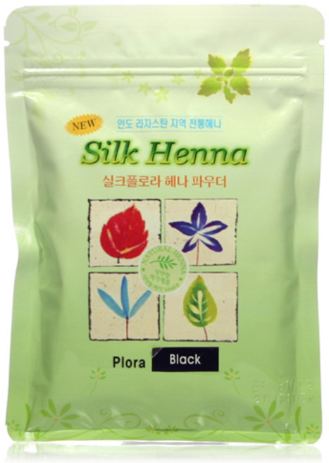루화 플로라 실크 헤나 파우더 염색약 100g, 1개, 네추럴 오렌지