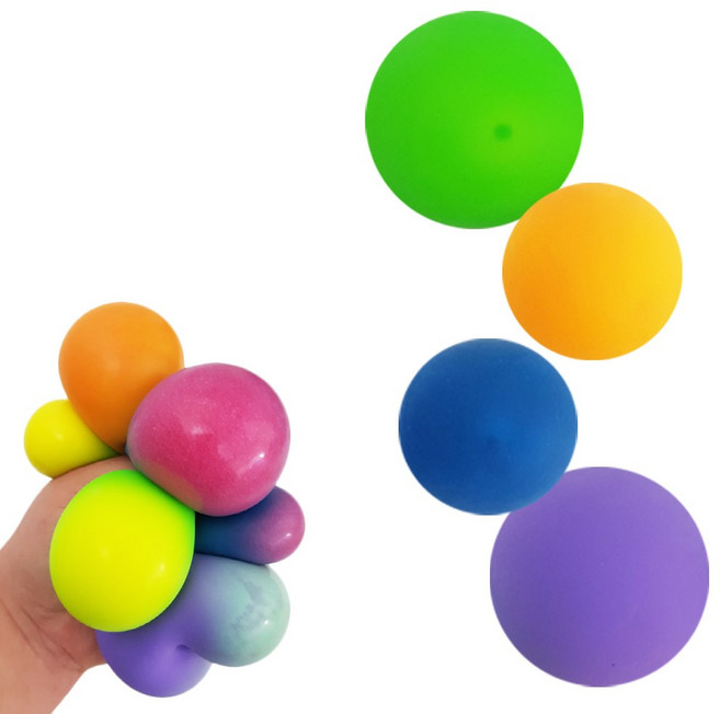 클레이 말랑이 2탄 찐득이 주물럭 끈끈이 심쿵란 푸시팝 스퀴시 촉감 놀이