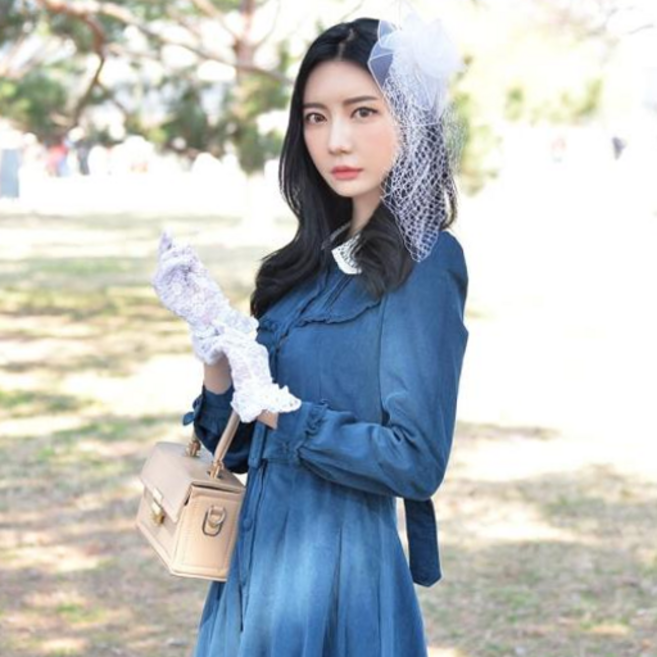 교복몰 블루 레이스 경성의복 개화기 의상_WC87D07