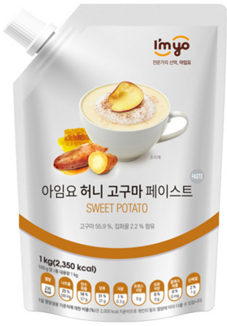 아임요 허니고구마페이스트, 1kg, 1개입, 7개