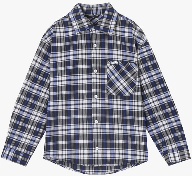 [인디고뱅크키즈] 체크 카라 셔츠 IKYC25S1X_ NC대전유성점