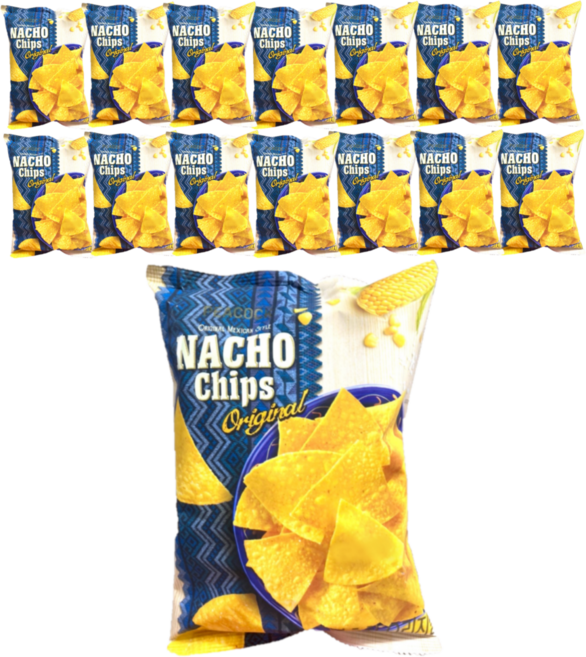 피코크 나쵸칩 오리지널, 100g, 15개