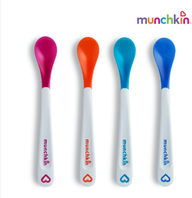 먼치킨 온도감지 이유스푼 4p, 1세트