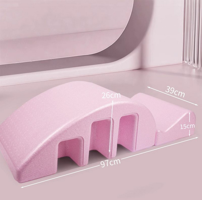 척추 스파인코렉터 집에서하는 스트레칭기구 아크바렐, 1개, 고밀도 성인용-핑크 300KG