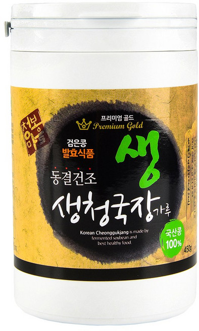 청보마을 쥐눈이콩 동결건조 생청국장가루, 350g, 1개
