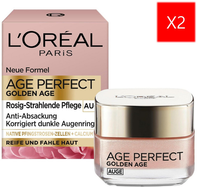 로레알 에이지 퍼펙트 골든 에이지 아이크림 15ml x 2