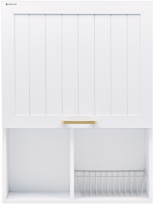 모네 디자인 욕실 수납장 600, 모네 화이트, 1개