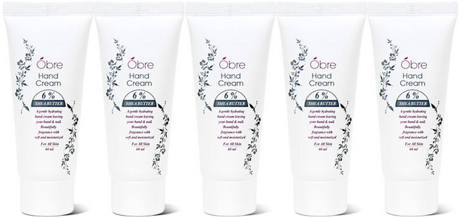 [오일리아/공식판매]오브레 핸드크림, 5개
