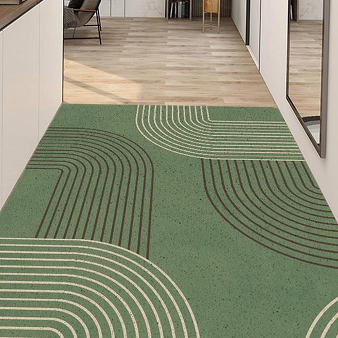 서온리 분위기가 달라지는 아파트 현관 코일 매트 대형 특대형 베란다 카페트 80*120, 1개, 포레스트그린