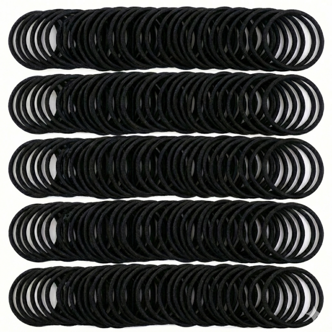 루나로즈 머리끈 고탄력 무매듭 500p 파우치5개