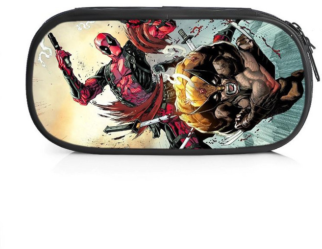 데드풀필통 캔버스 울버린굿즈 연필필통 입학선물 문구류, D W4