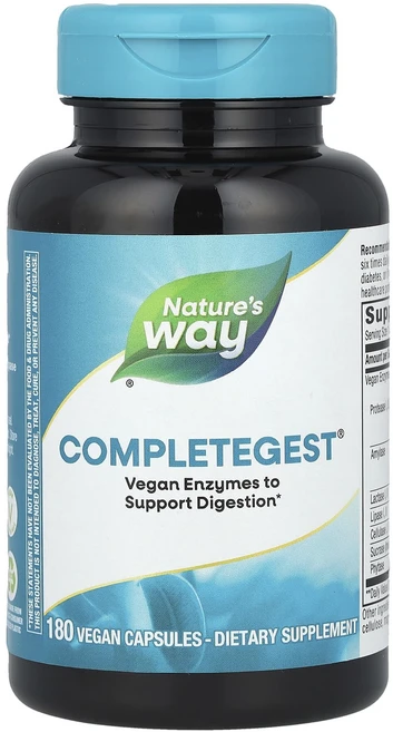 Nature's Way CompleteGest® 베지 캡슐 180정, NaturesWayCompleteGest베지캡슐180정, 1개 - 쿠팡