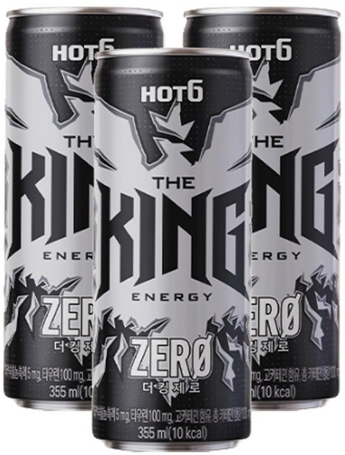 롯데 핫식스 더킹 제로 355ml x 24개입 shn7633ub, 1개입