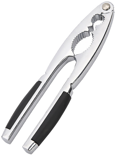 리브문 논슬립 호두까기 견과류 크래커, 1개, 실버+블랙