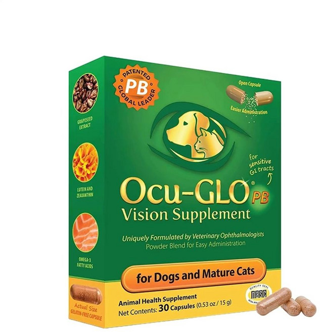 오큐글로 소프트츄 60정 강아지 오메가3 루테인 눈영양제 고양이 강아지