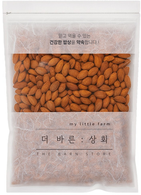 더바른상회 햇 견과류 신선한 볶음 고소한 구운 아몬드, 1개, 1kg
