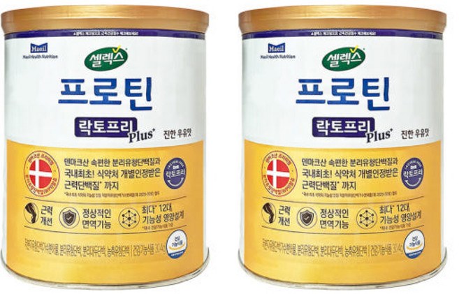 셀렉스 코어 프로틴 락토프리 304g, 2개