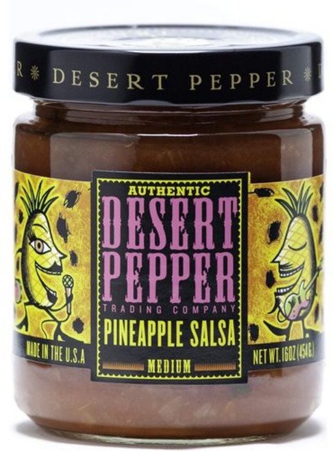 데저트 페퍼 트레이딩 컴퍼니 파인애플 살사 453.6g Desert Pepper Trading Company Pineapple Salsa 16-Ounce, 1개
