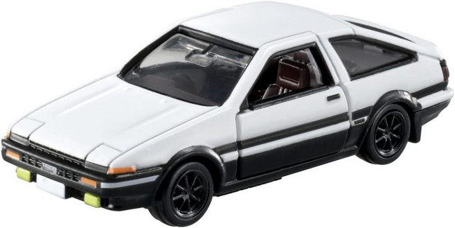 【竭力萊姆】日本原裝 TAKARA TOMY 頭文字D 藤原拓海 AE86 unlimited 01 白色引擎蓋, 1個