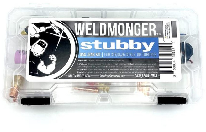 Weldmonger 스터비 가스 렌즈 키트 #17 18 26 스타일 토치용, Weldmonger 스터비 가스 렌즈 키트 #17, 1